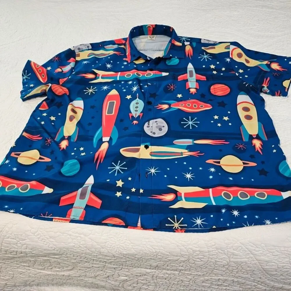 Hardaddy Button Down Print Shirt